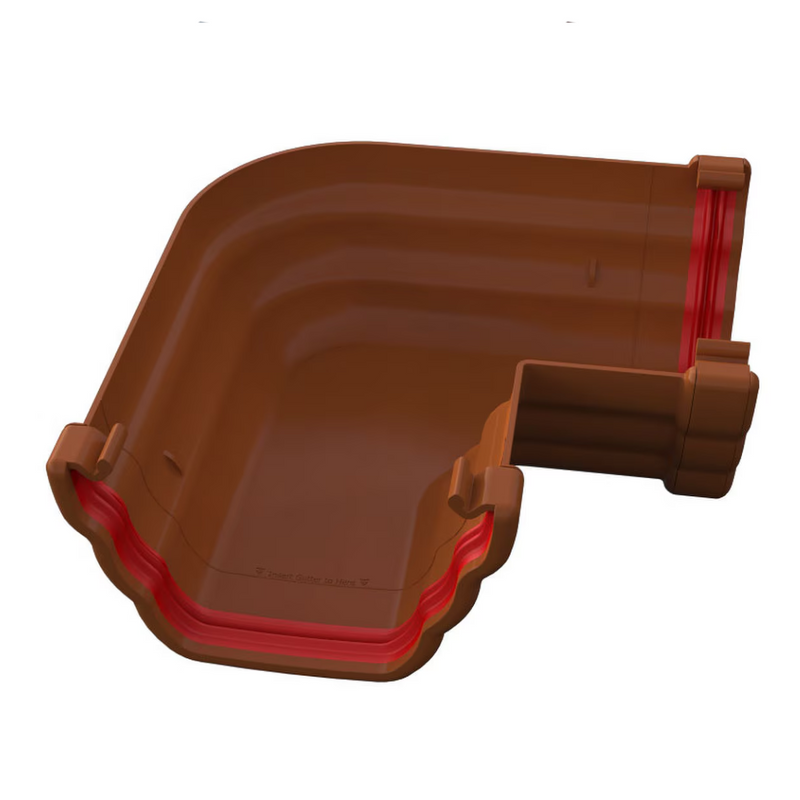 Freeflow OGEE Style 90 Degree Gutter Angle