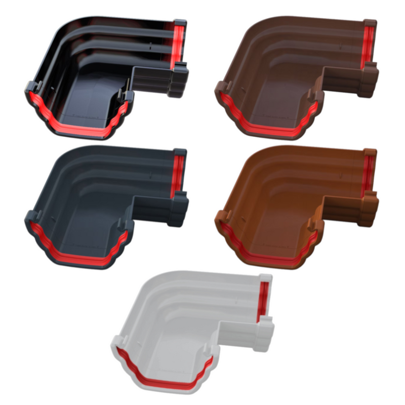 Freeflow OGEE Style 90 Degree Gutter Angle