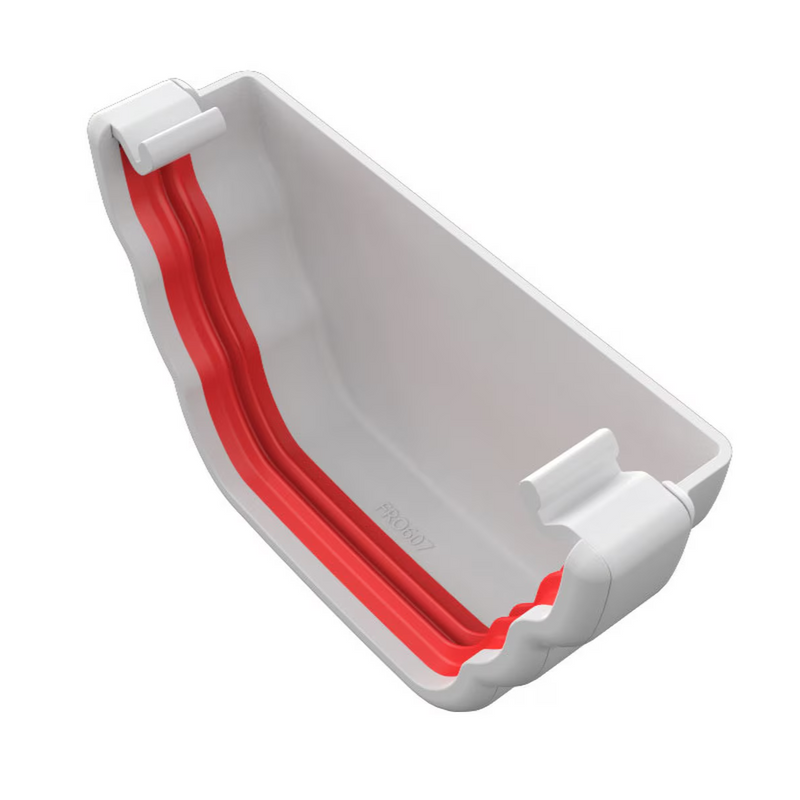 Freeflow OGEE Style 135mm Plastic Gutter External Stop End