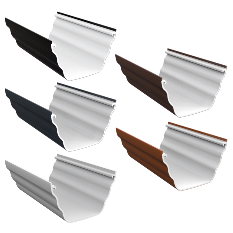 Freeflow OGEE Style 135mm Plastic Guttering 4m Length