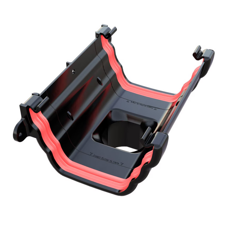 Freeflow OGEE Style 135mm Plastic Running Outlet