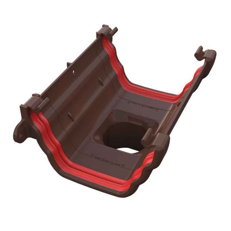 Freeflow OGEE Style 135mm Plastic Running Outlet