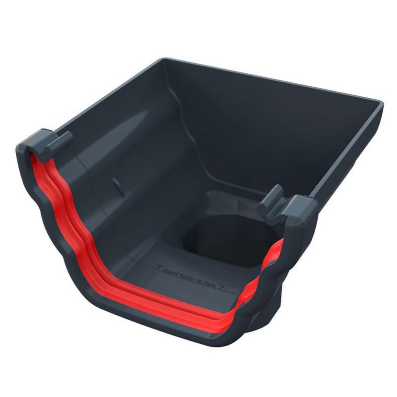 Freeflow OGEE Style 135mm Plastic Stopend Outlet
