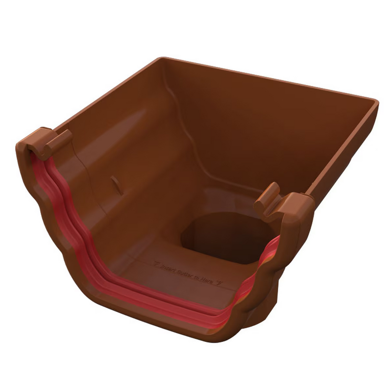 Freeflow OGEE Style 135mm Plastic Stopend Outlet