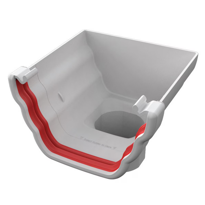 Freeflow OGEE Style 135mm Plastic Stopend Outlet