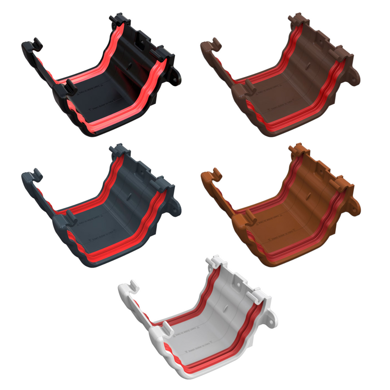 Freeflow OGEE Style 135mm Plastic Gutter Union