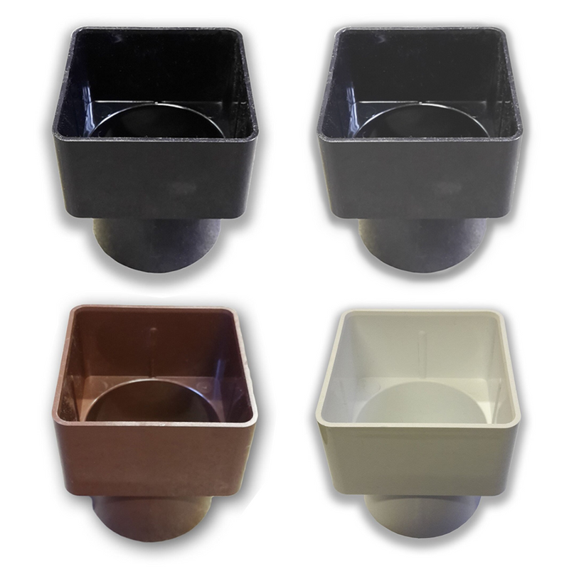 Freeflow Square to Round Pipe Adaptor