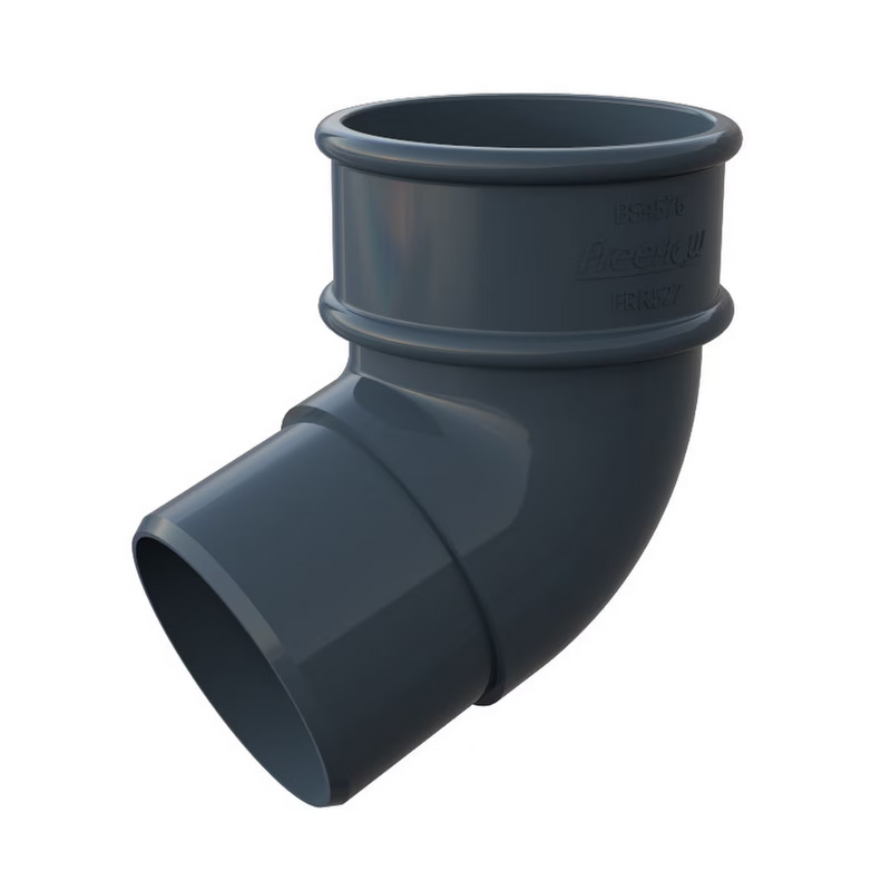 Freeflow Round Style 68mm Plastic 112 Degree Offset Bend