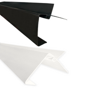 An image showing a Type D Continuous Dry Verge in Black or White in a 5m length by NBP