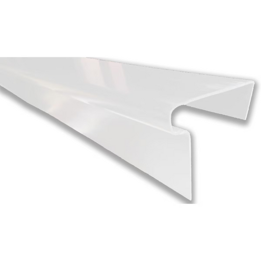 An image showing a 5m Type M Continuous Dry Verge unit in White by NBP