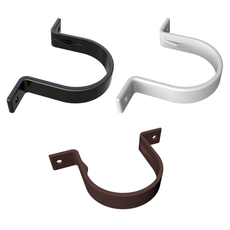 Freeflow Round Style 68mm Pipe Clip (Flush)