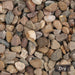 An image of Pea gravel and how they look when wet.