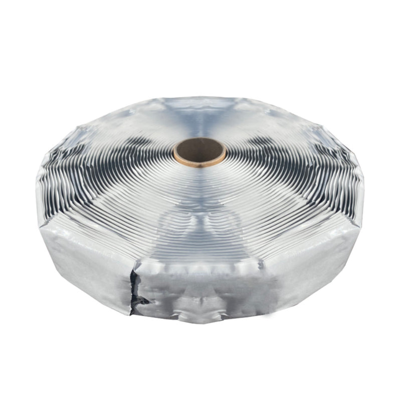 An image showing a roll of Permavent Permatac Butyl Waterproof Sealant Tape that is 19m in length and 50mm wide