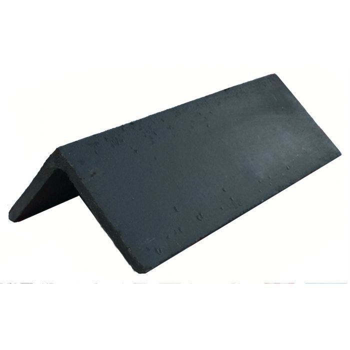 Plain Angle (No Collar) Concrete Ridge Tile: 110 degrees (Shallow Pitch)