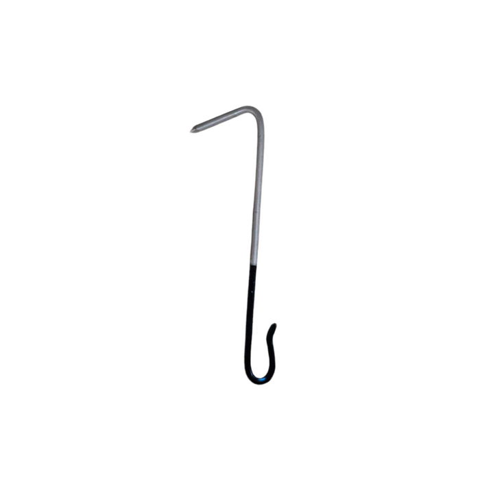 An image of a 316 Black Coated Slate Hook Point Driven 100mm