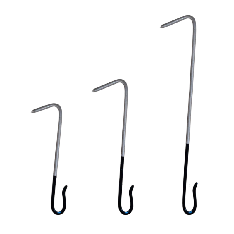 An image of a 316 Black Coated Slate Hook Point Driven 80mm, 100mm, 150mm