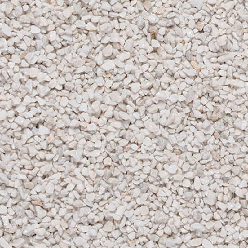 An image showing Polar White Dashing Gravel Stone Aggregate Chippings