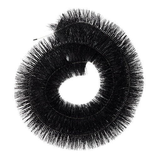 Porcupipe Gutter Brush Guard System 4 Metre x 100mm Black