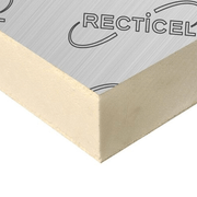 An image of Recticel Eurothan General Purpose PIR Insulation Board which has a close-up of the material, it is against a white background