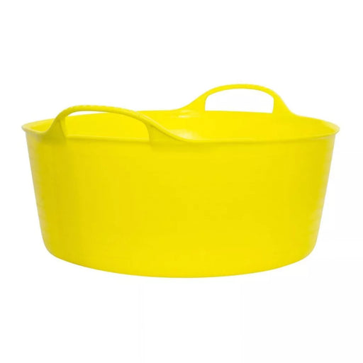 Image of a Red-Gorilla Small Shallow Tub Yellow with a 15 litre capacity