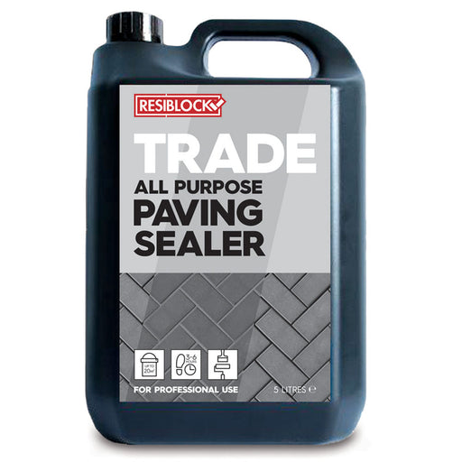 An image of Resiblock Trade All Purpose Paving Sealer in a 5ltr tub