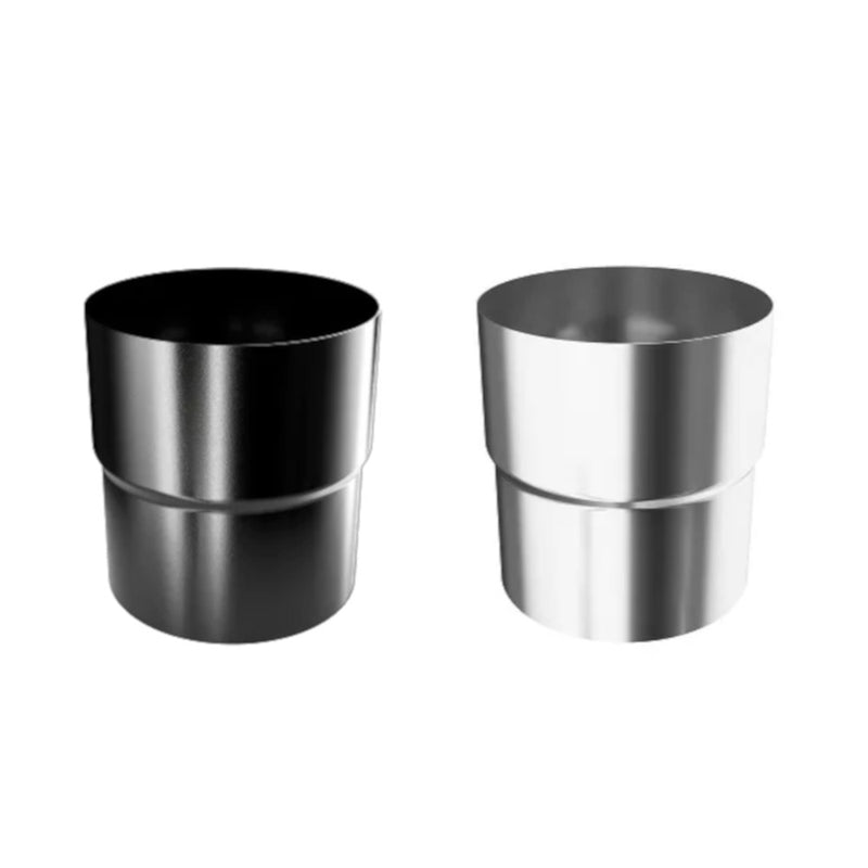 RoofArt Steel Downpipe Connector - 100mm - MB