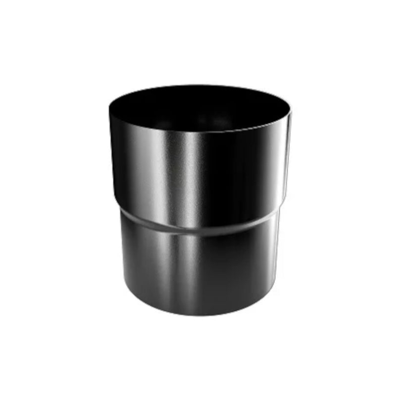 RoofArt Steel Downpipe Connector - 87mm - MB