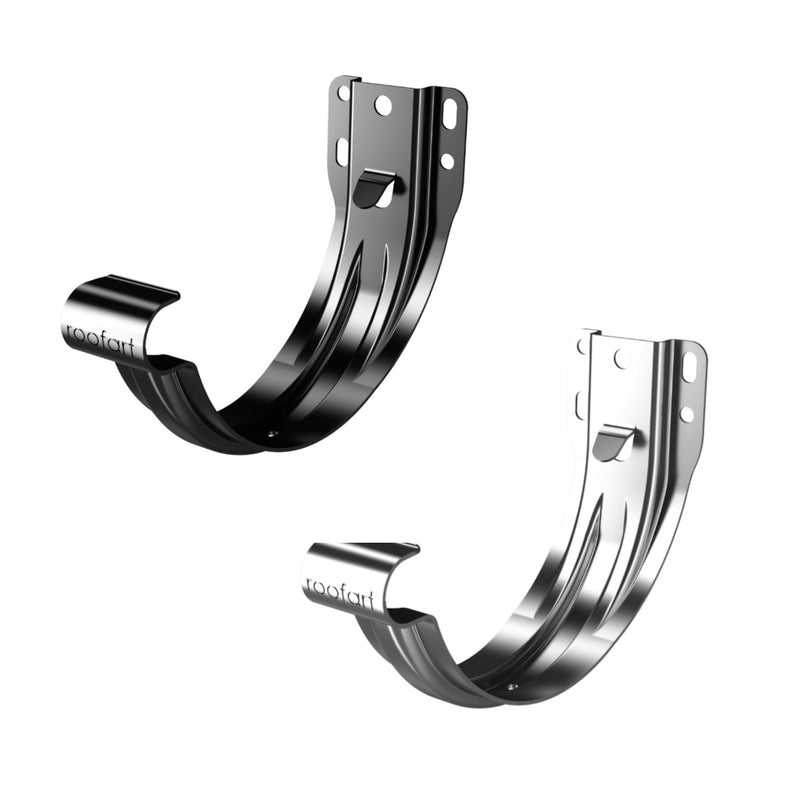 RoofArt Steel Half Round Universal Bracket for Fascia - 150mm - PPC