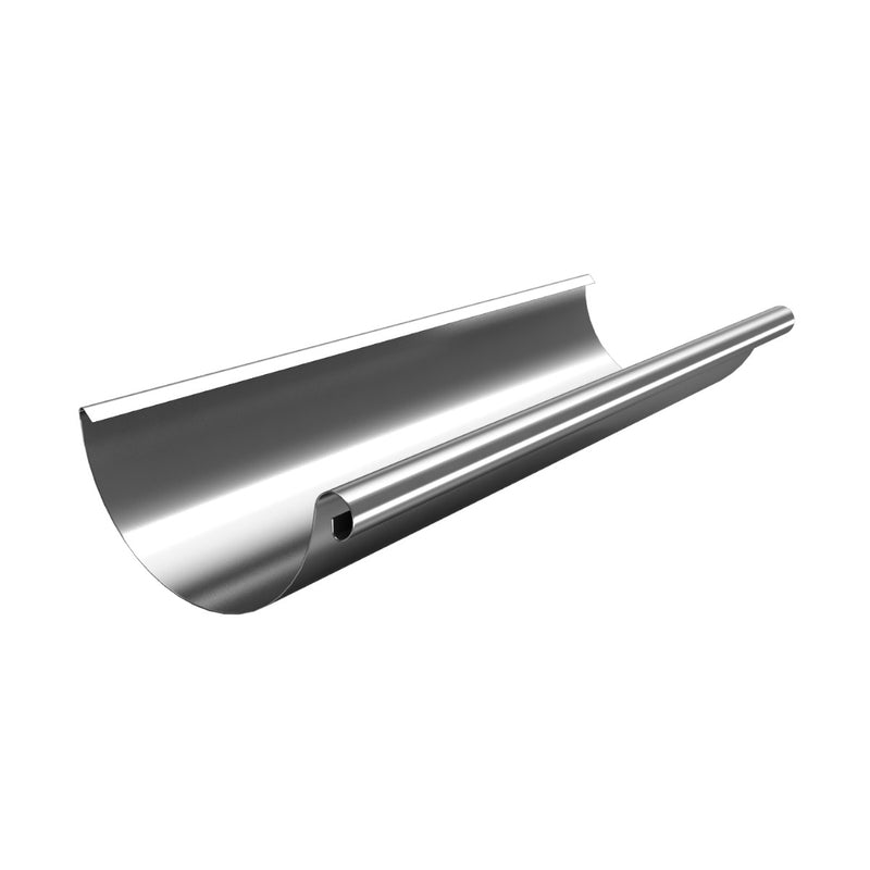 RoofArt Steel Half Round Gutter 3m - 125mm - JB
