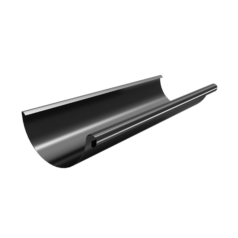 RoofArt Steel Half Round Gutter 3m - 125mm - JB