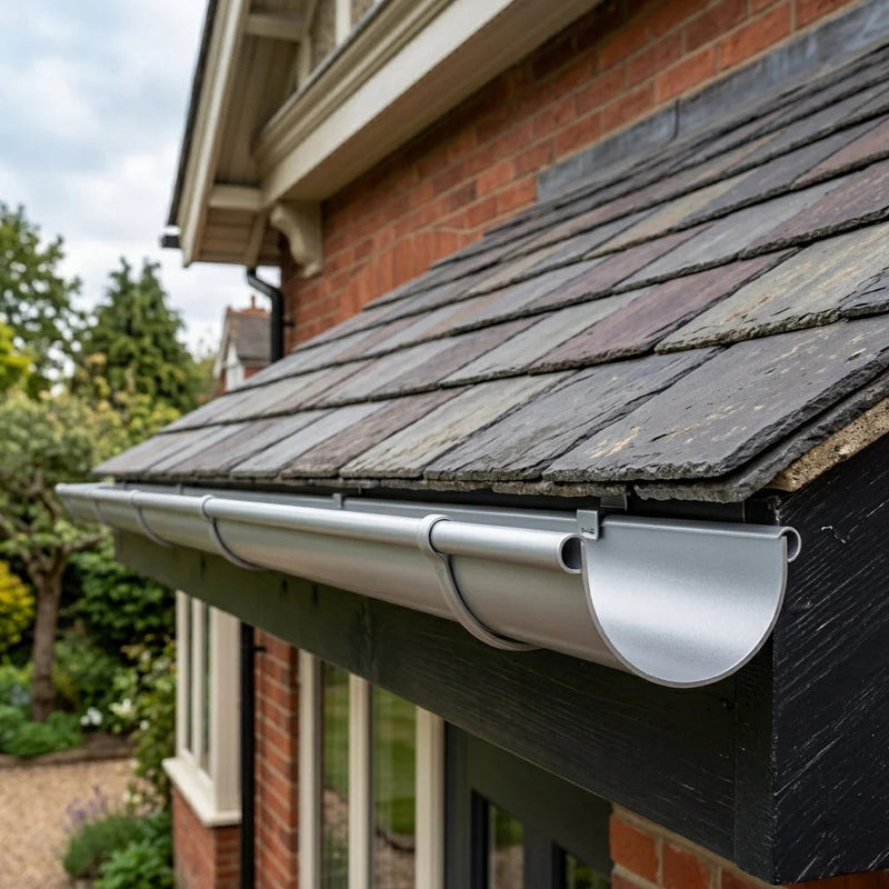 RoofArt Steel Half Round Gutter 3m - 125mm - JB