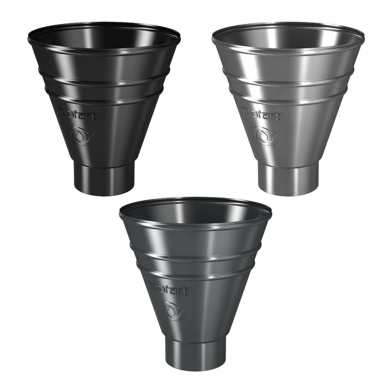 RoofArt Steel Round Hopper - 87mm - PC