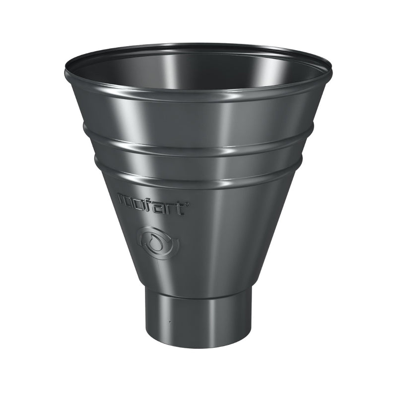 RoofArt Steel Round Hopper - 87mm - PC