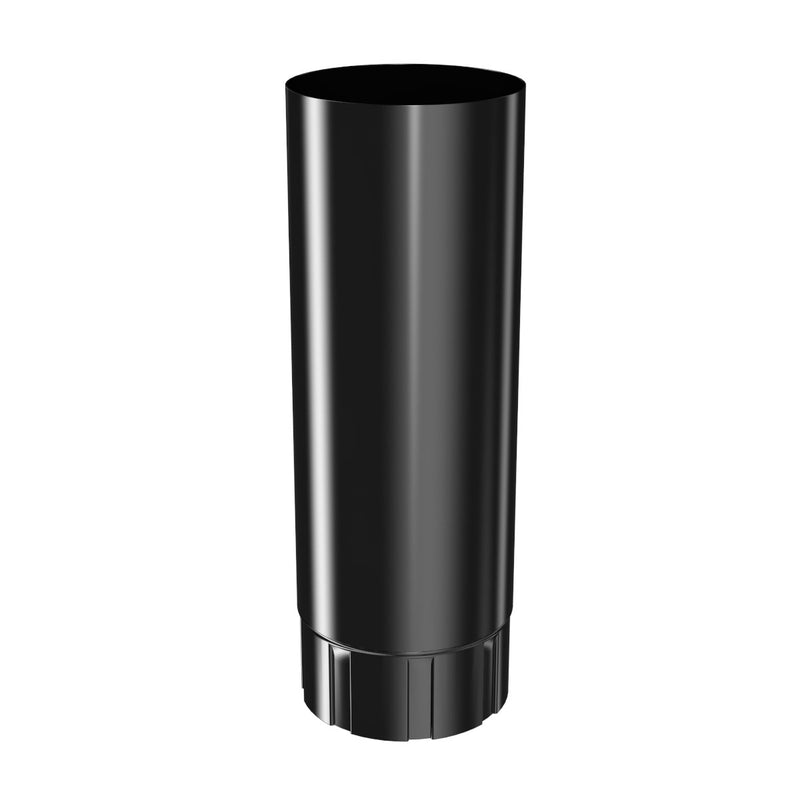 RoofArt Steel 1.0m Long Intermediate Downpipe - 100mm - PB