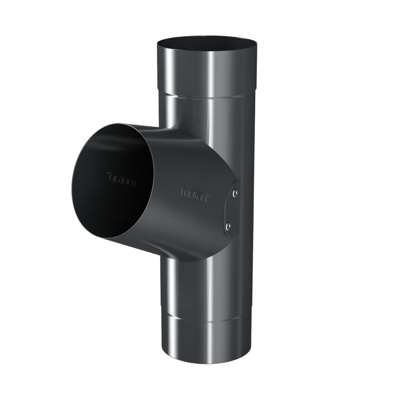 RoofArt Steel Downpipe Branch - 87mm - RB