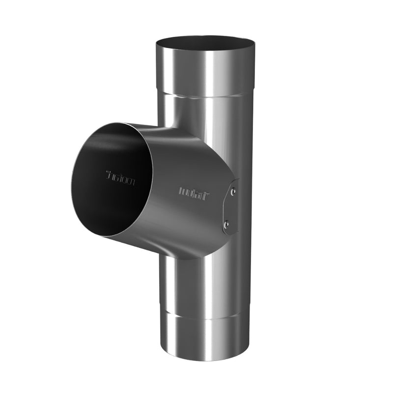 RoofArt Steel Downpipe Branch - 87mm - RB