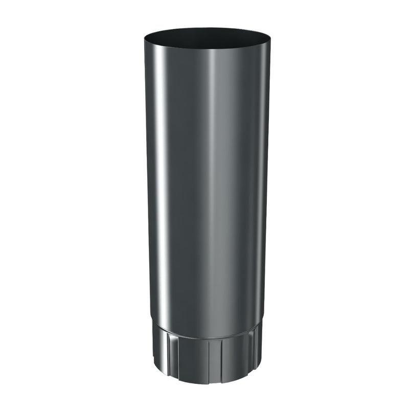 RoofArt Steel 3.0m Long Downpipe - 87mm - BU