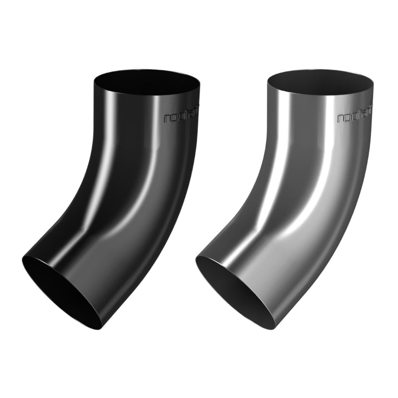RoofArt Steel 60 Degree Downpipe Bend - 100mm - CB