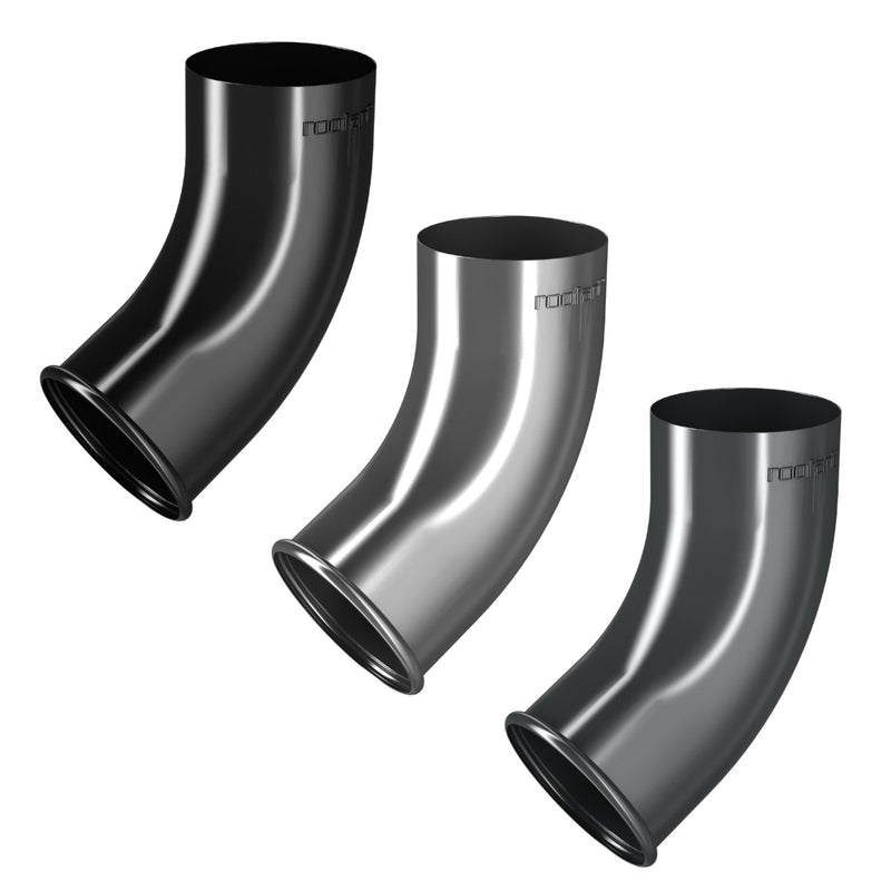 RoofArt Steel 60 Degree Downpipe Shoe - 87mm - CE