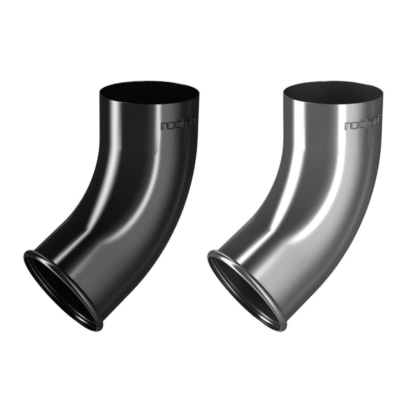 RoofArt Steel 60 Degree Downpipe Shoe - 100mm - CE