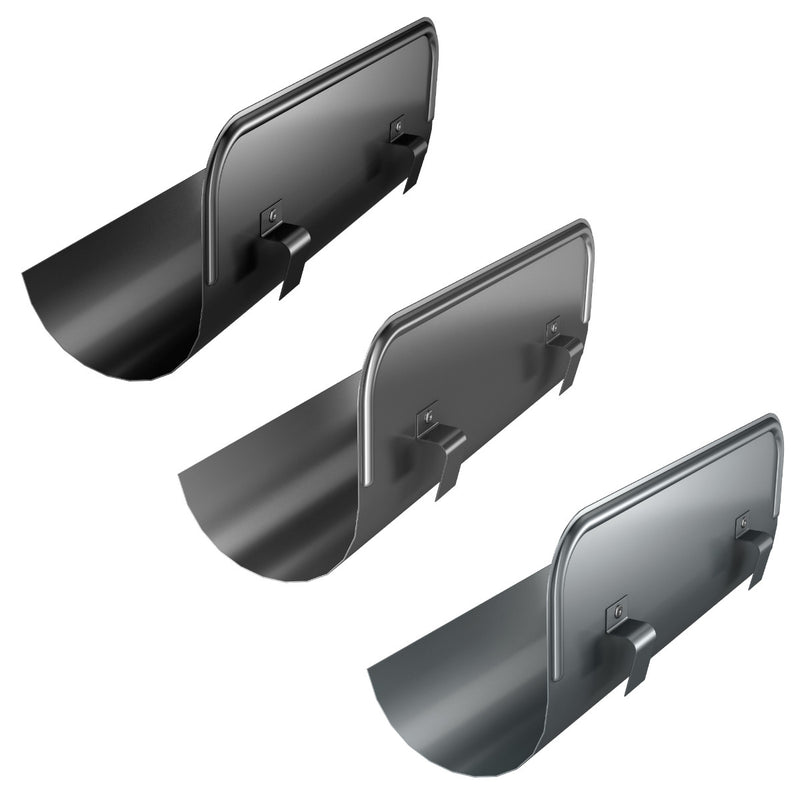 Roofart Steel Straight Overflow Protector - 125mm - PP
