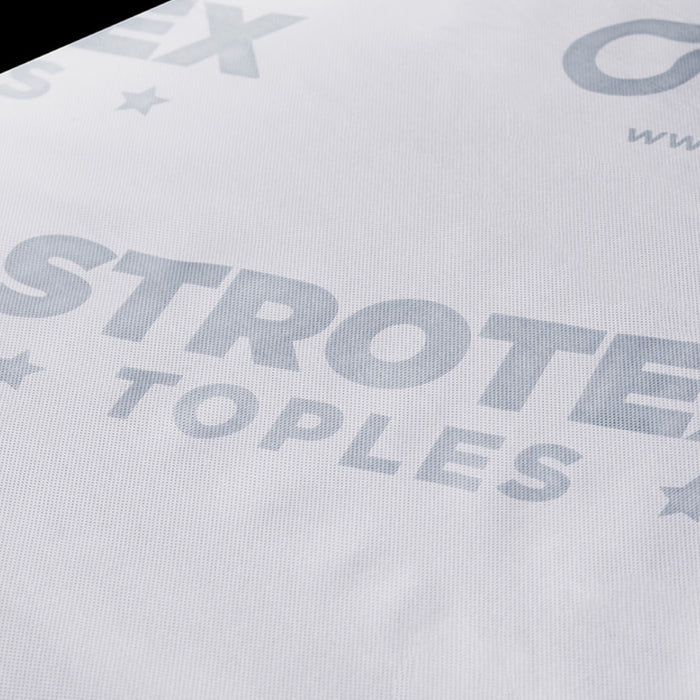 A close up image of Felt Products Strotex Toples 95g White.