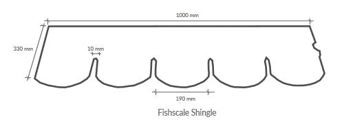 An image of the Supaflex Fishscale Singles and their dimensions.