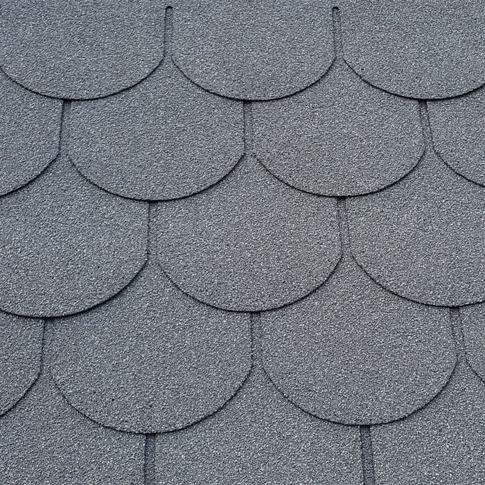 An image of the Supaflex Fishscale Singles in Slate Grey