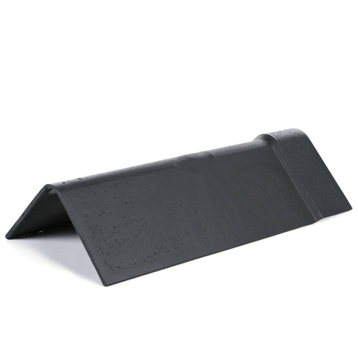 Image of an SVK Fibre Cement Plain Angle Ridge Tiles at a 90° Angle. These are suitable for 45° Pitches.