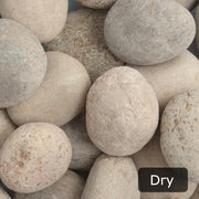 An image showing Scottish Cobble Stone Aggregate Gravel when they are dry.