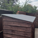 An image of a roll of Black Rose Roofing Shed Felt fitted and installed onto a shed roof.