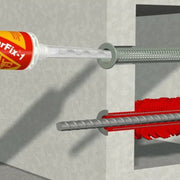 An image of Sika Anchor Fix-1 being used to fix a rawl plug