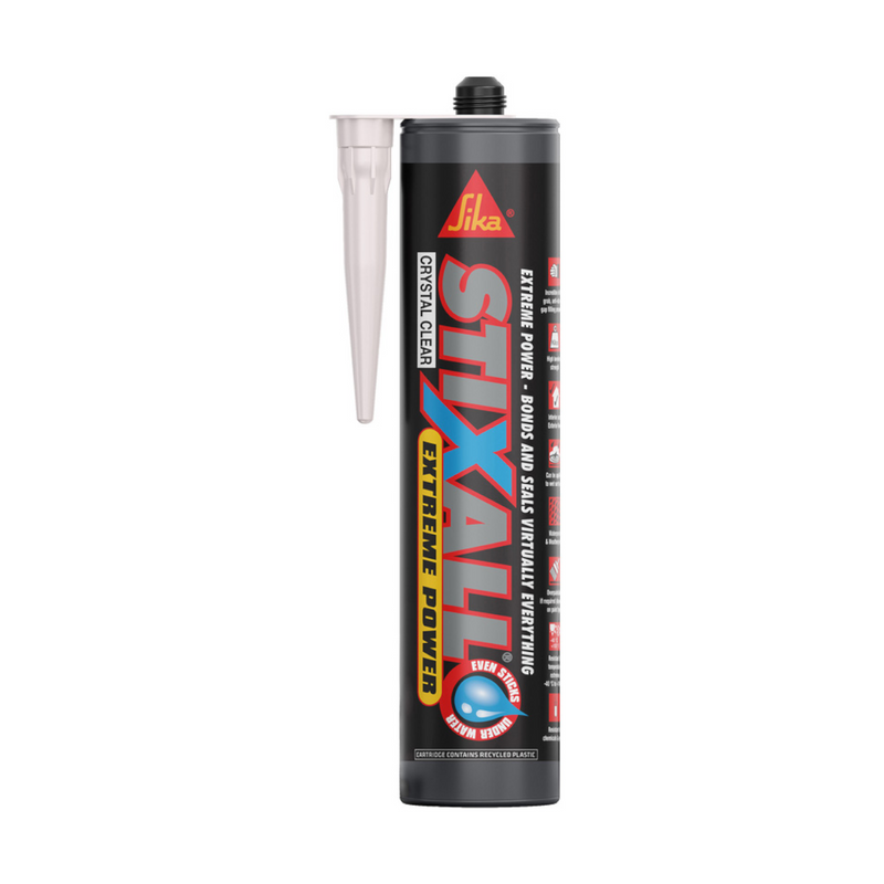 An image of a Clear Sika Stixall Extreme Power Adhesive Sealant