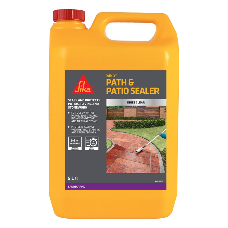 An image of Sika Path & Patio seal 405 in a 5 litre bottle